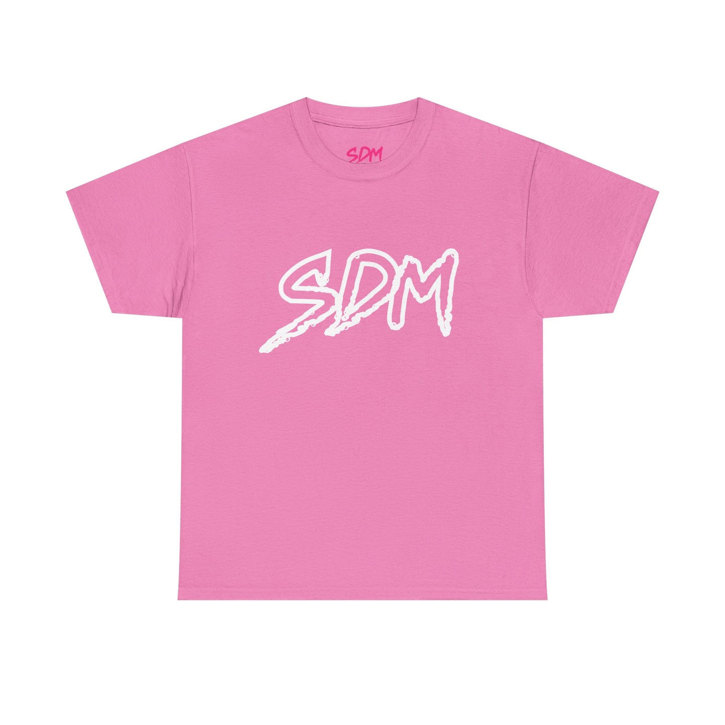 SDM White Outline Tee