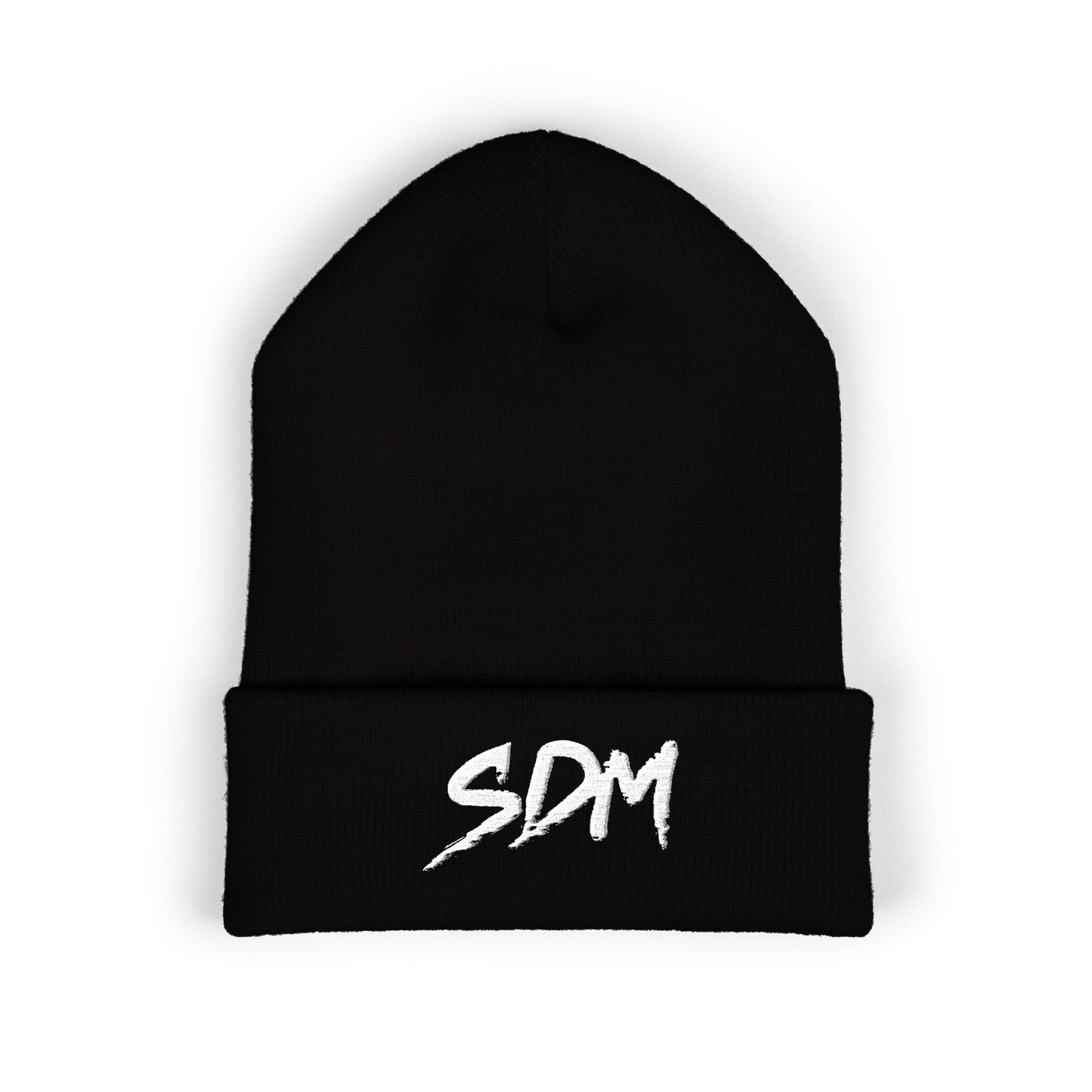 SDM White Logo Beanie