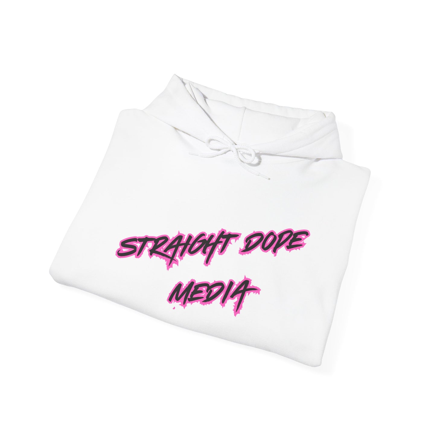 Straight Dope Media Pink Outline Hoodie
