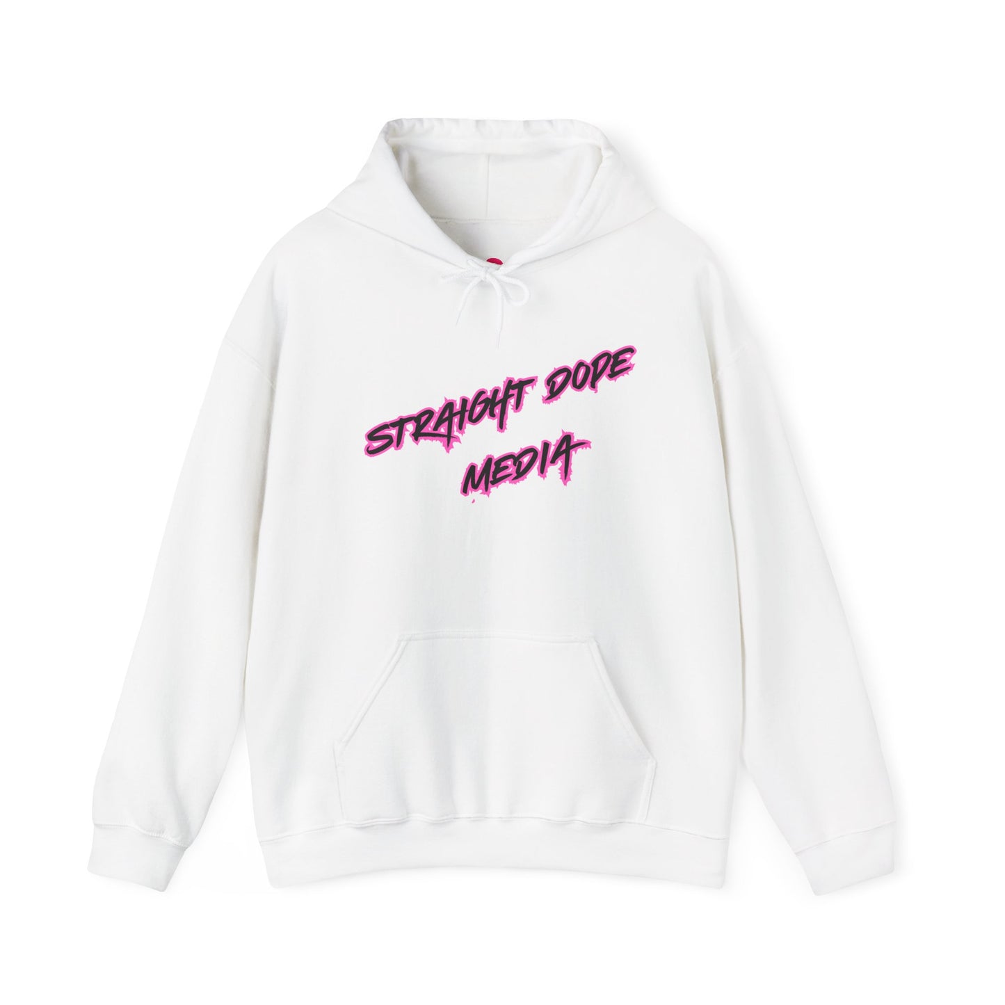 Straight Dope Media Pink Outline Hoodie