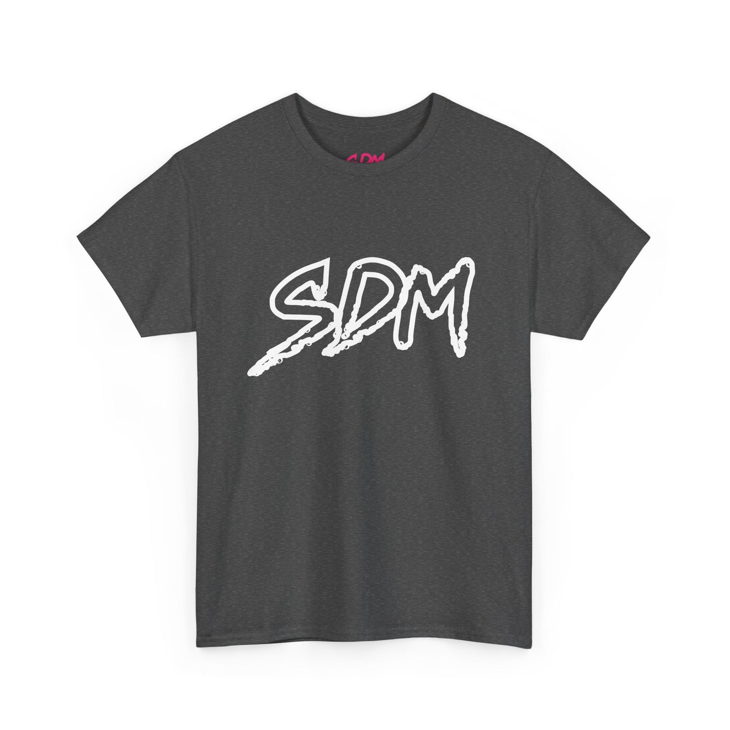 SDM White Outline Tee