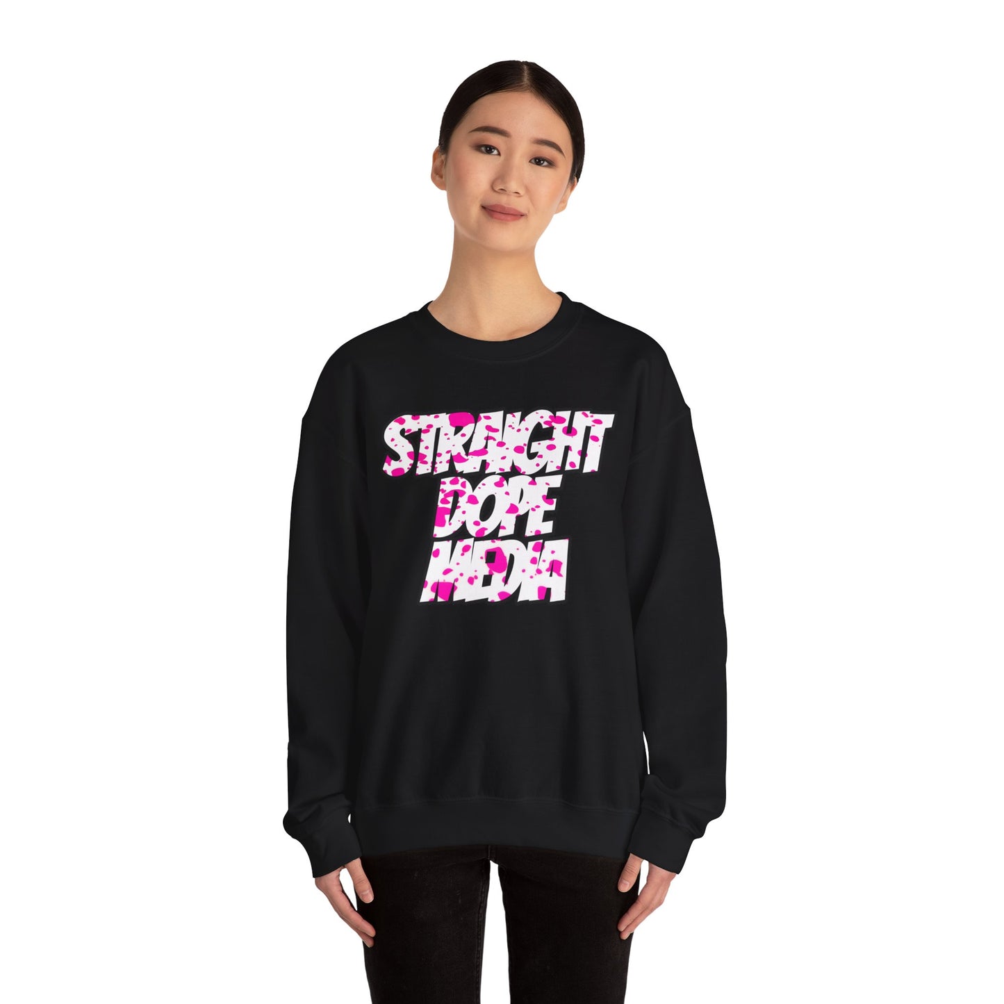 Straight Dope Media Paint Splatter Sweatshirt