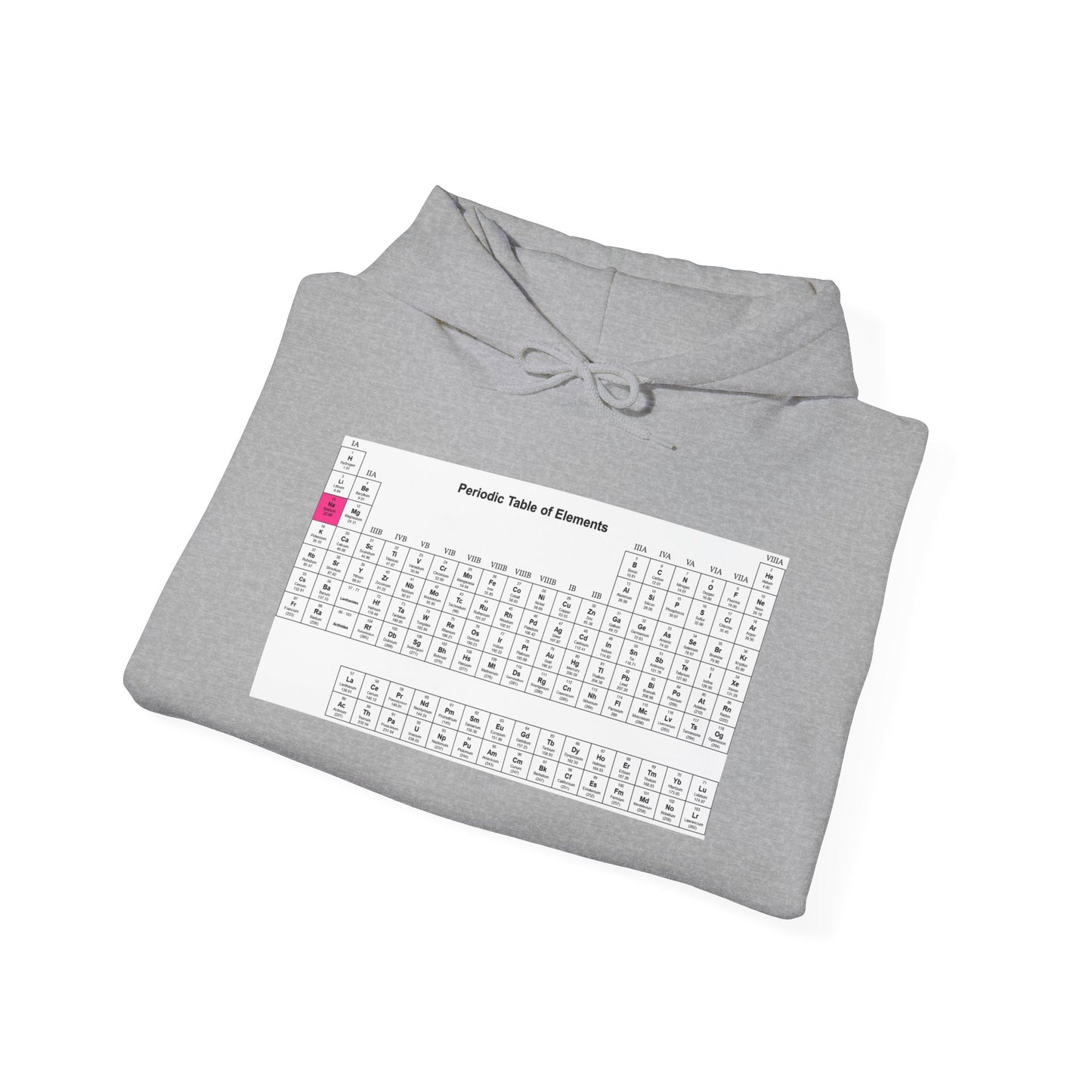 Sodium Periodic Table Hoodie