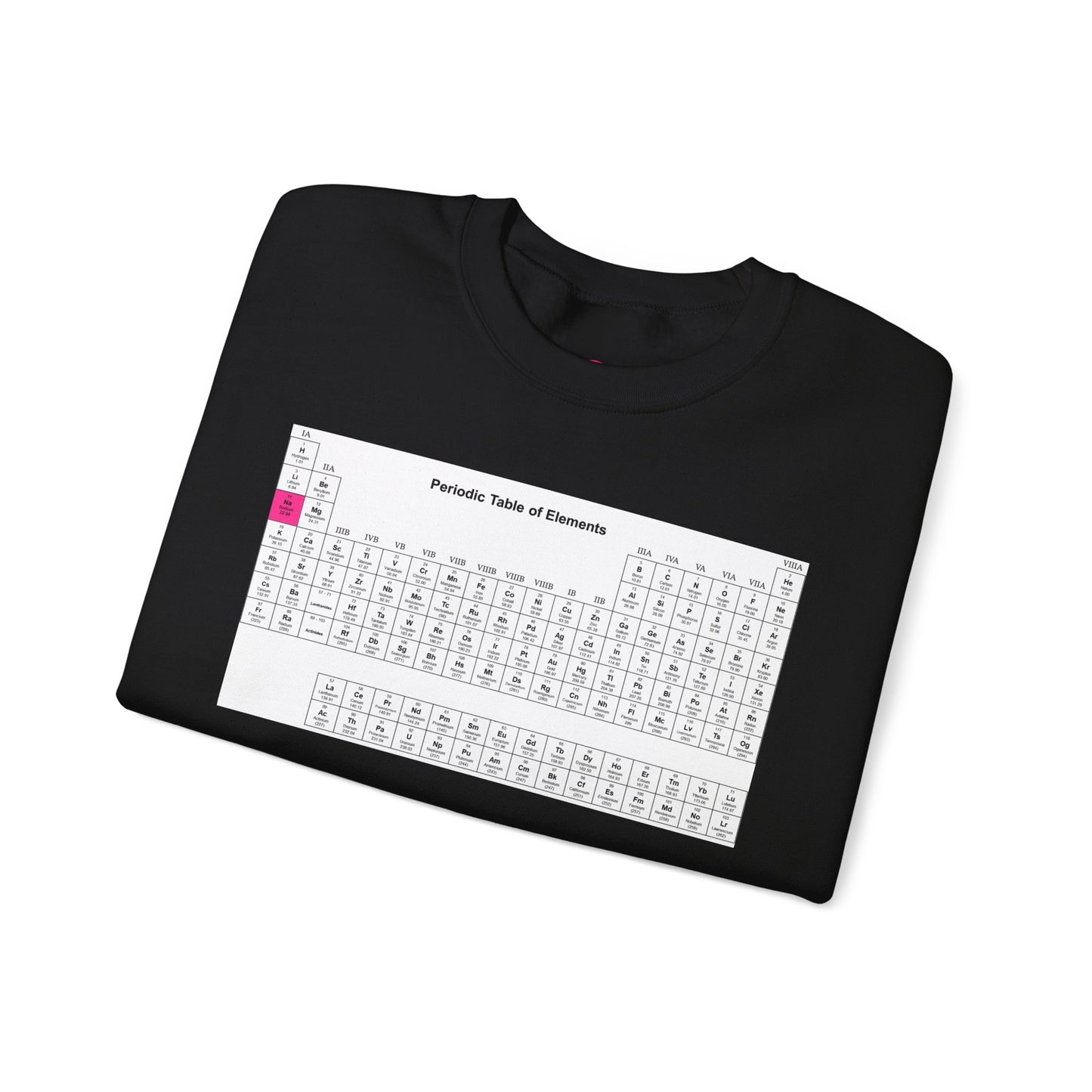 Sodium Periodic Table Sweatshirt