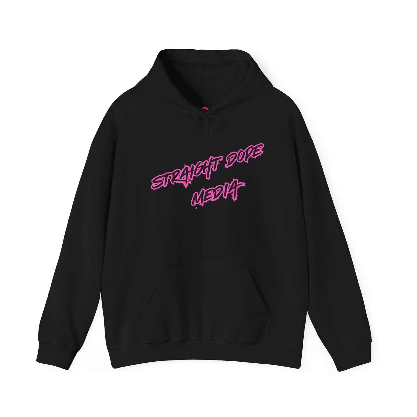 Straight Dope Media Pink Outline Hoodie